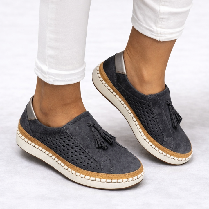 Womens Orthopedic Slip On Shoes Cushioned Supportive