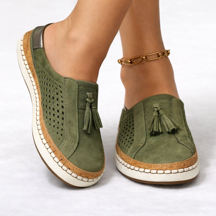 Womens Orthopedic Slip On Shoes Cushioned Supportive