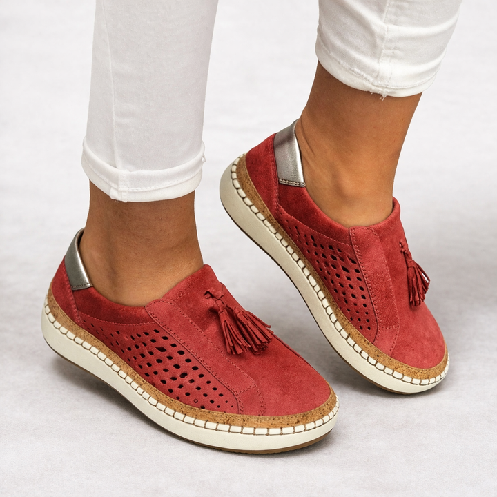 Womens Orthopedic Slip On Shoes Cushioned Supportive