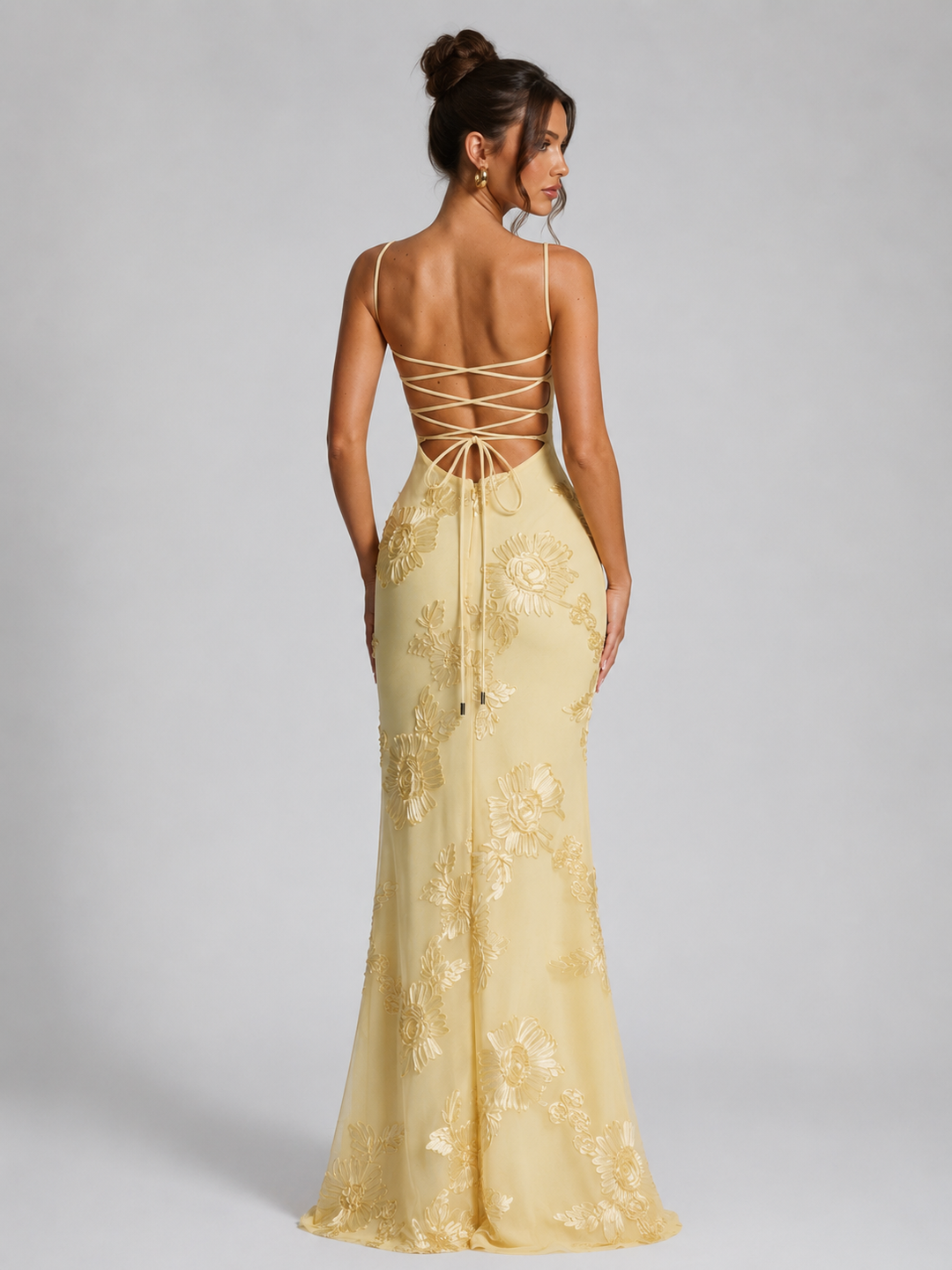 Floral Corset Maxi Dress for Women Elegant Occasion