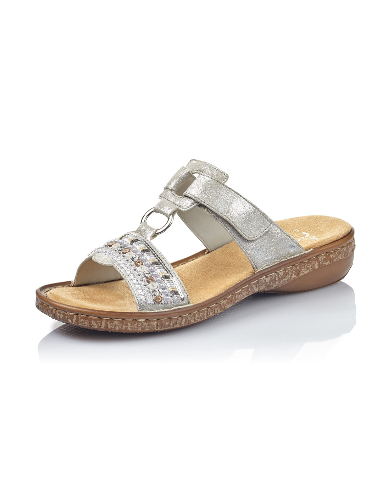 Womens Lightweight Adjustable Slip On Summer Mule Sandals