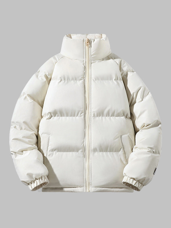 Mens Waterproof Puffer Jacket Fleece Lined Winter Coat