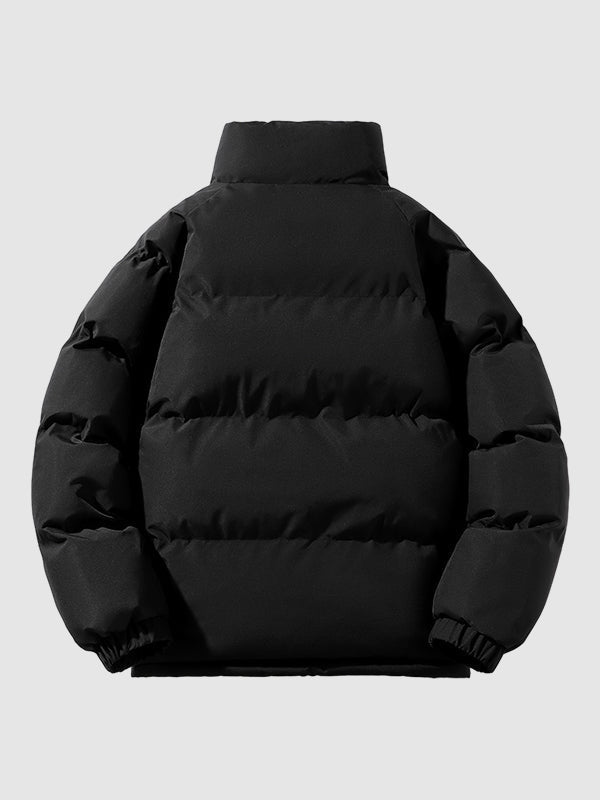 Mens Waterproof Puffer Jacket Fleece Lined Winter Coat