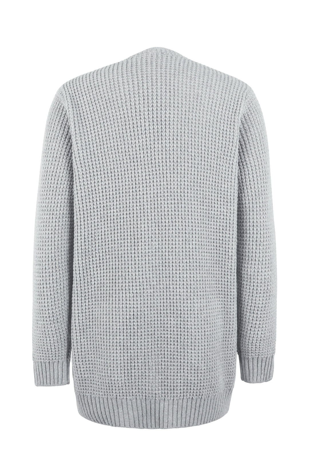 Women Open Front Knit Cardigan Relaxed Fit
