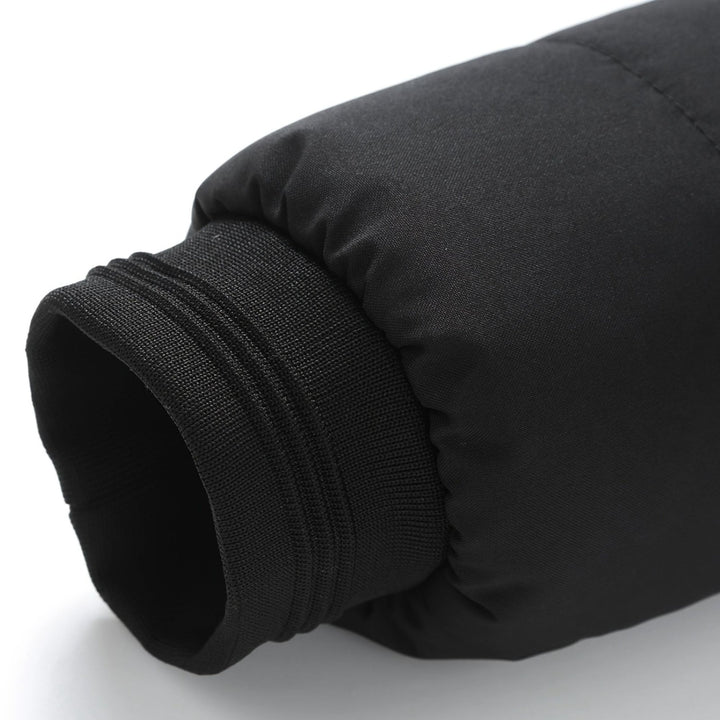 Mens Quilted Padded Stand Collar Winter Jacket