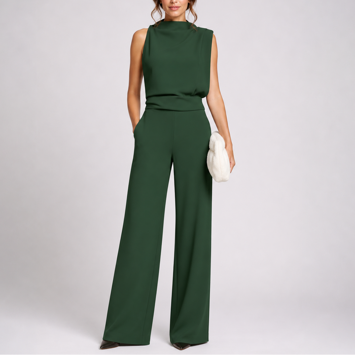 Sleeveless Wide Leg Jumpsuit for Women
