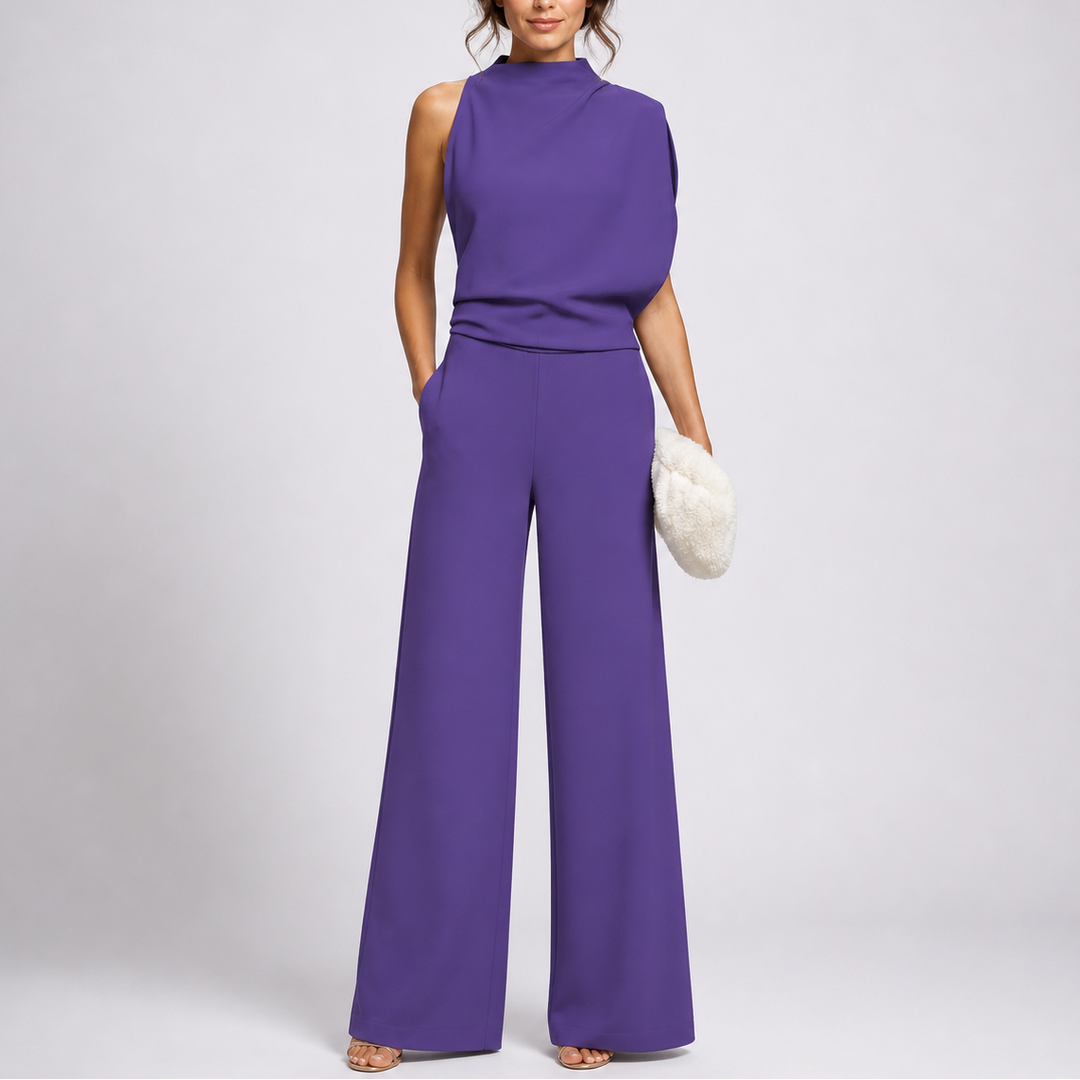 Sleeveless Wide Leg Jumpsuit for Women