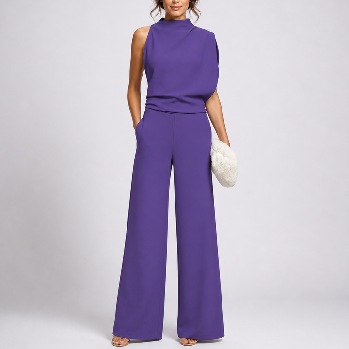 Sleeveless Wide Leg Jumpsuit for Women